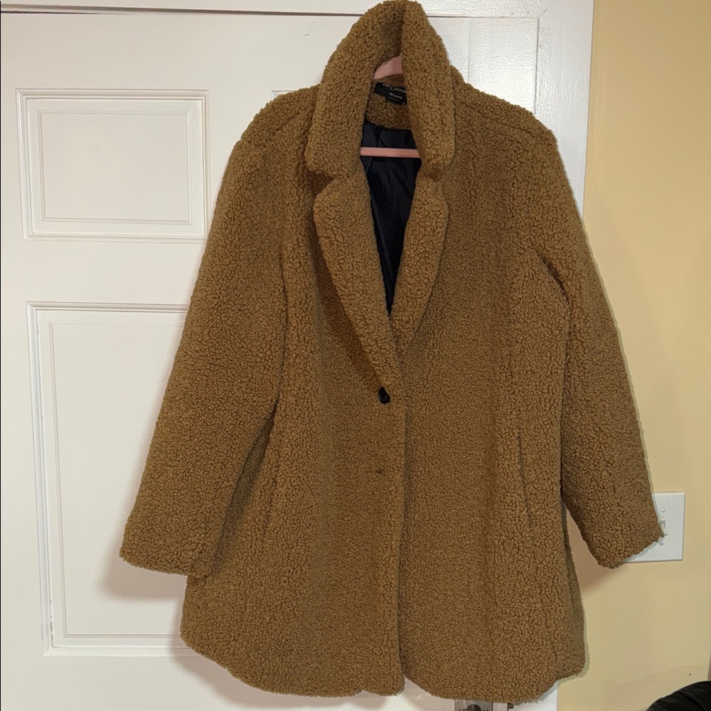 Liz Claiborne Tan Teddy Jacket